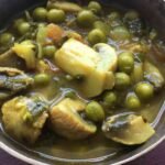 Button Mushrooms and Green Peas Soup-min