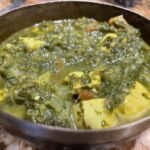 Spinach Cottage Cheese Palak Paneer-min